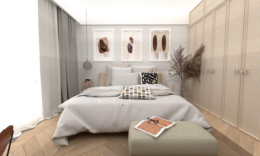 Sypialnia - ul. Kurpiowska, Siedlce